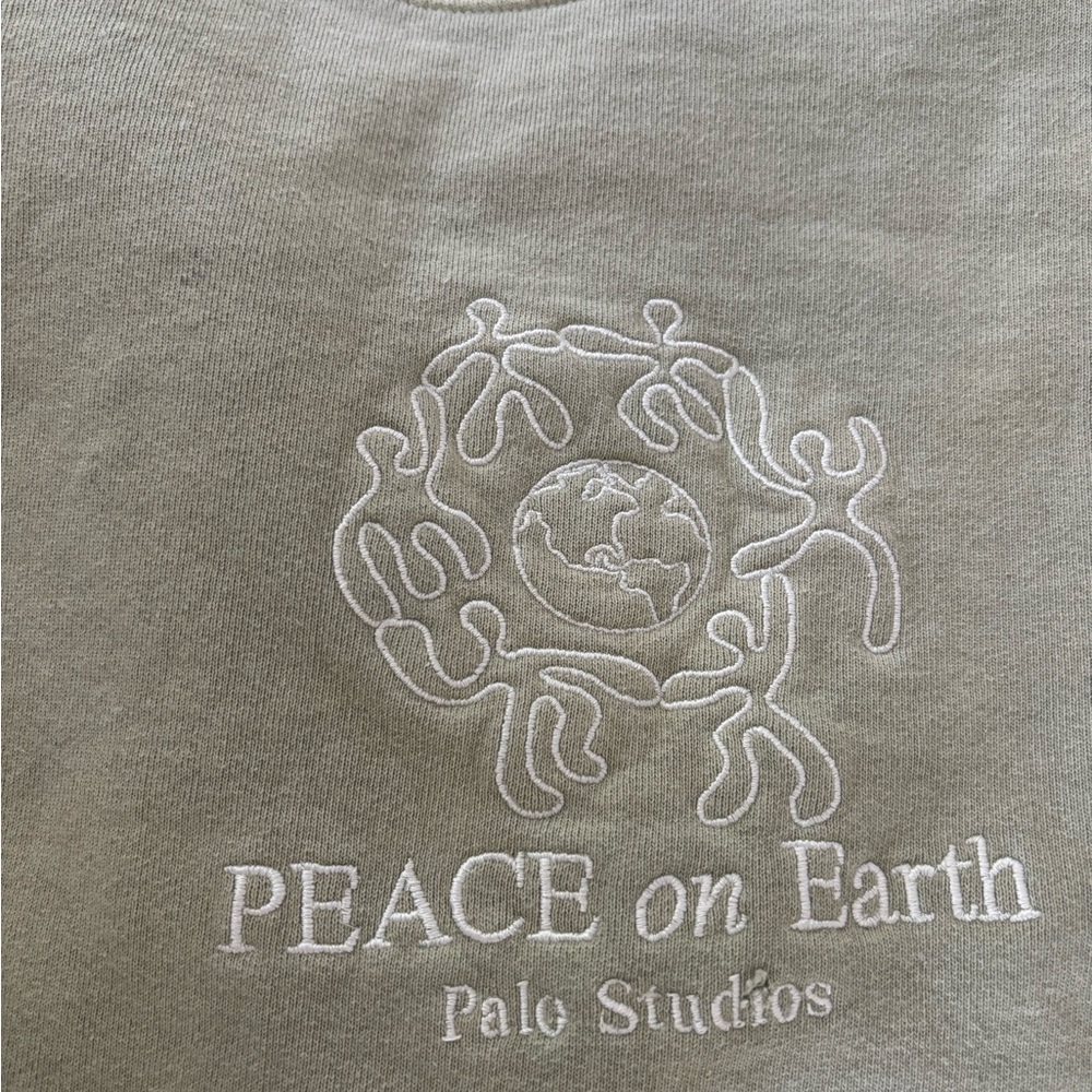Palo Studios Peace on Earth Sweatshirt L/XL
